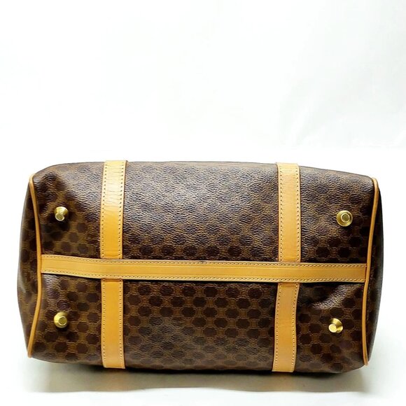 CELINE Hand Bag Brown PVC 497-070325 - Picture 5 of 14